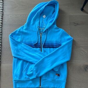 Blue Hooded Sweater